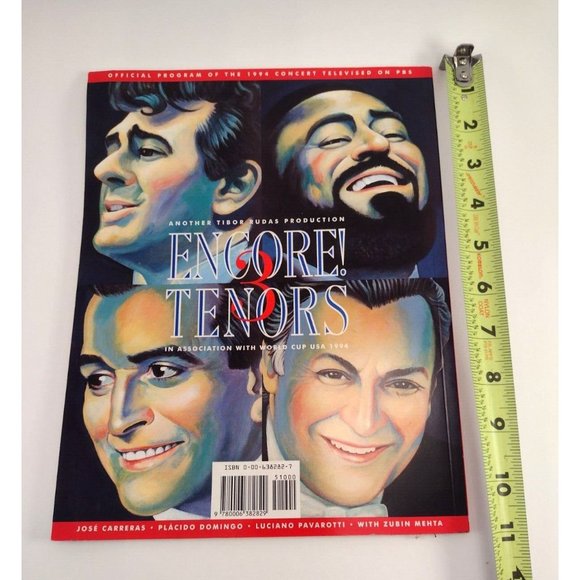 Three Tenors Encore! 1994 PBS Program Jose Carreras Placido Domingo Pavarotti - Picture 10 of 11